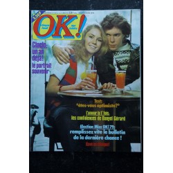 OK ! âge tendre 187   août 1979  *   Gérard LENORMAN  KAREN CHERYL  SARDOU KURT RUSSEL Keith Richard