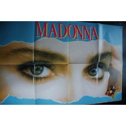 LE POSTER DES GRANDS MADONNA 11 1987 SUPER POSTER GEANT MADONNA AU PARC DE SCEAUX