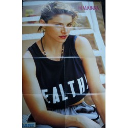 LE POSTER DES GRANDS MADONNA 11 1987 SUPER POSTER GEANT MADONNA AU PARC DE SCEAUX
