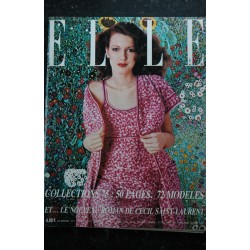 ELLE 1517  03 février 1975  Jane BIRKIN Cover - Faye Dunaway - Charlotte Rampling - Catherine Deneuve -  98 p. Fashion Vintage