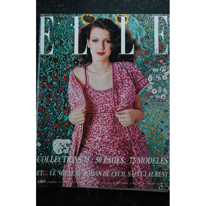 ELLE 1517  03 février 1975  Jane BIRKIN Cover - Faye Dunaway - Charlotte Rampling - Catherine Deneuve -  98 p. Fashion Vintage