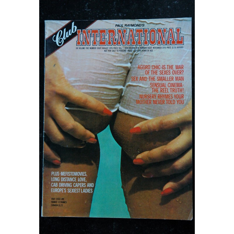Club International Uk Vol. 05 N° 08  CAROLE   ISABELLE  LEAH  FAYME & FORTUNE   ANGIE   TAMSYN   ORGASM The great Comeuppance ?