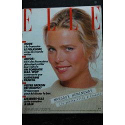 ELLE 1813  06 octobre 1980  Margaux HEMINGWAY Cover + 2p. - MF GARAUD - D. Darrieux - Judy Davis - 166 p. Fashion Vintage
