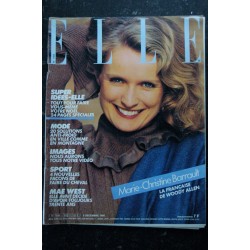 ELLE 1822  08 décembre 1980  Marie-Christine BARRAULT Cover + 2p. - Mae West - C. Rampling & JM Jarre - 140 p. Fashion Vintage