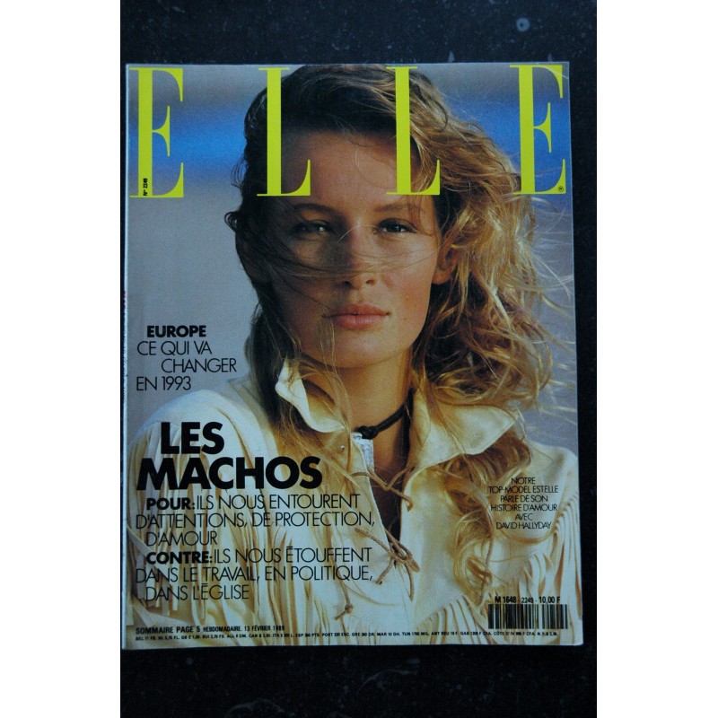 ELLE 1822  08 décembre 1980  Marie-Christine BARRAULT Cover + 2p. - Mae West - C. Rampling & JM Jarre - 140 p. Fashion Vintage
