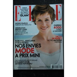 ELLE 3221  24 septembre 2007 Cécile de France Cover + 6 p. - M.Darrieusecq - Stacey Kent - le Perfecto - 214 p. Fashion Vintage
