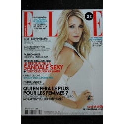 ELLE 3455  16 mars 2012  Léa SEYDOUX Cover + 6 p.  - H. Newton - Karl LAGERFELD - NKM  - 208 p. Fashion Vintage