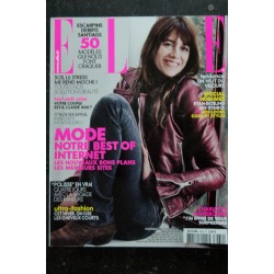 ELLE 3434 21 octobre 2011  Charlotte GAINSBOURG Cover + 8 p. - Jessica CHASTAIN - K HOLMES V BECKAM -   252 p. Fashion Vintage