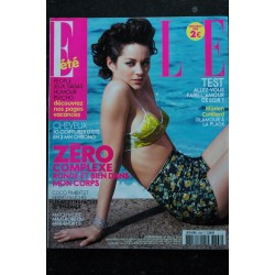ELLE 3368 16 juillet 2010 Mrion COTILLARD Cover + 5 p. - Lindsay LOHAN - Chelsea CLINTON - M MISSONI - 156 p. Fashion Vintage