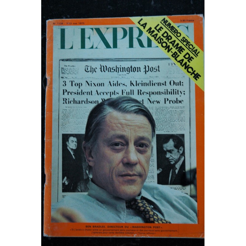 L'Express 1081 27 mars 1972  François Miterrand OUI NON MAIS...  Bollardière contre Massu