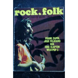 ROCK & FOLK 042 1970 JUILLET FRANK ZAPPA JOSE FELICIANO GOA ERIC CLAPTON WESTPOP 3 MICHAEL WADLEIGH JOHNNY KIDD