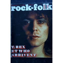 ROCK & FOLK 068 1972 SEPTEMBRE COVER MARC BOLAN T. REX WHO ELVIS PRESLEY JOHN LENNON YOKO PAUL McCARTENEY + POSTER STEVE STILLS