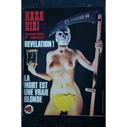 HARA KIRI 161  Février 1975  La mort est une vraie blonde     REISER CAVANNA CHORON WOLINSKI
