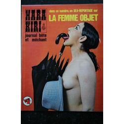 HARA KIRI 117  JUIN 1975 LA FEMME OBJET  WOLINSKI CHENZ MARIE LOB CAVANNA