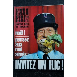 HARA KIRI 111 DECEMBRE 1970 INVITEZ UN FLIC REISER CAVANNA LACROIX BETE MECHANT