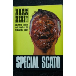 HARA KIRI 110  NOVEMBRE 1970 SPECIAL SCATO  REISER CAVANNA LACROIX BETE MECHANT