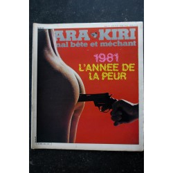 HARA KIRI 232  JANVIER 1981 WOLINSKI CHORON Patrick FONT COPI D. FUGIER REISER HUGOT