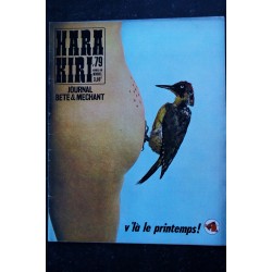 HARA KIRI 079 AVRIL 1968 WOLINSKI  PROFESSEUR CHORON REISER GUY PEELLAERT