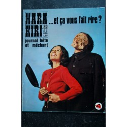 HARA KIRI 089 FEVRIER 1969 WOLINSKI  CABU CHORON REISER LACROIX SEPIA  Février 1969