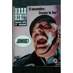 HARA KIRI 098 NOVEMBRE 1969 WOLINSKI CABU CHORON REISER HOPF GEBE  Novembre 1969