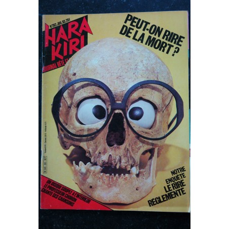 HARA KIRI 262 JUILLET 1983 BETE ET MECHANT CHORON WILLEM MUZO DELFEIL TON