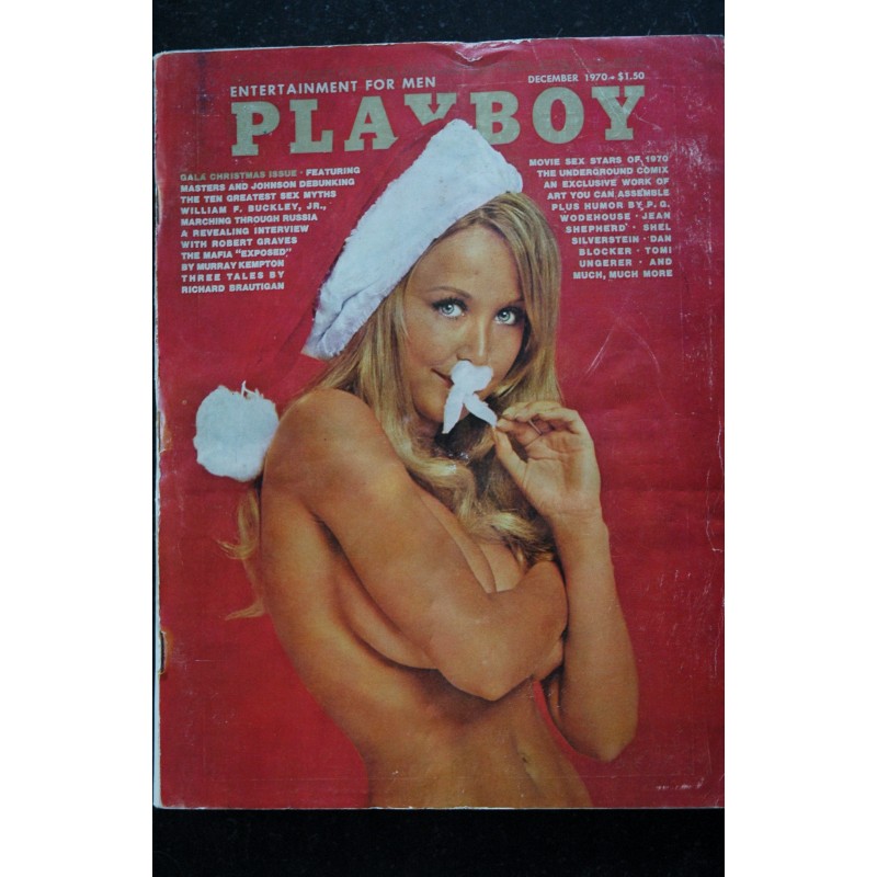 PLAYBOY US 1970 12 INTERVIEW ROBERT GRAVES CAROL IMHOF PAULA PRITCHETT MODEL HAUTE-COUTURE