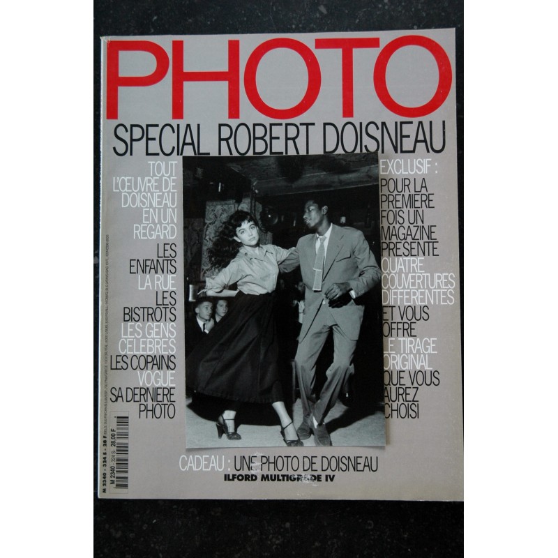 PHOTO 324 SPECIAL ROBERT DOISNEAU VOGUE GENS CELEBRE 1995 + 1 PHOTO DE DOISNEAU NEUF ENCORE EMBALLE