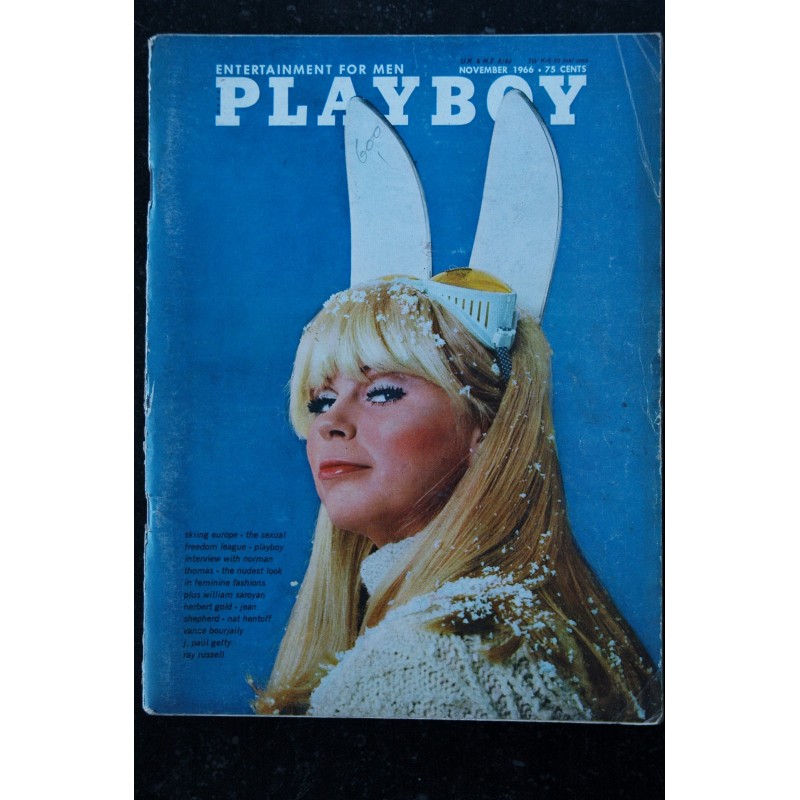 PLAYBOY US 1966 11 NOVEMBER NORMAN THOMAS INTERVIEW THE HISTORY OF SEX IN CINEMA PLAYMATE LISA BAKER