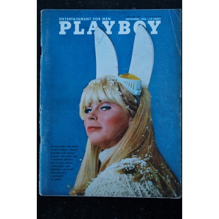 PLAYBOY US 1966 11 NOVEMBER NORMAN THOMAS INTERVIEW THE HISTORY OF SEX IN CINEMA PLAYMATE LISA BAKER