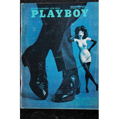 PLAYBOY US 1967 10 OCTOBER INTERVIEW JIM GARRISON THE FOX SANDY DENNIS PIN-UP VARGAS PLAYMATE REAGAN WILSON