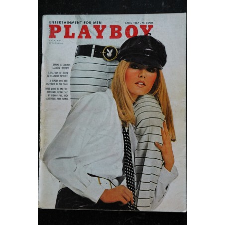 PLAYBOY US 1967 04 APRIL APRIL INTERVIEW ARNOLD TOYNBEE PIN-UP VARGAS LISA BAKER SUSAN DENBERG TISH HOWARD PLAYMATE GWEN WONG