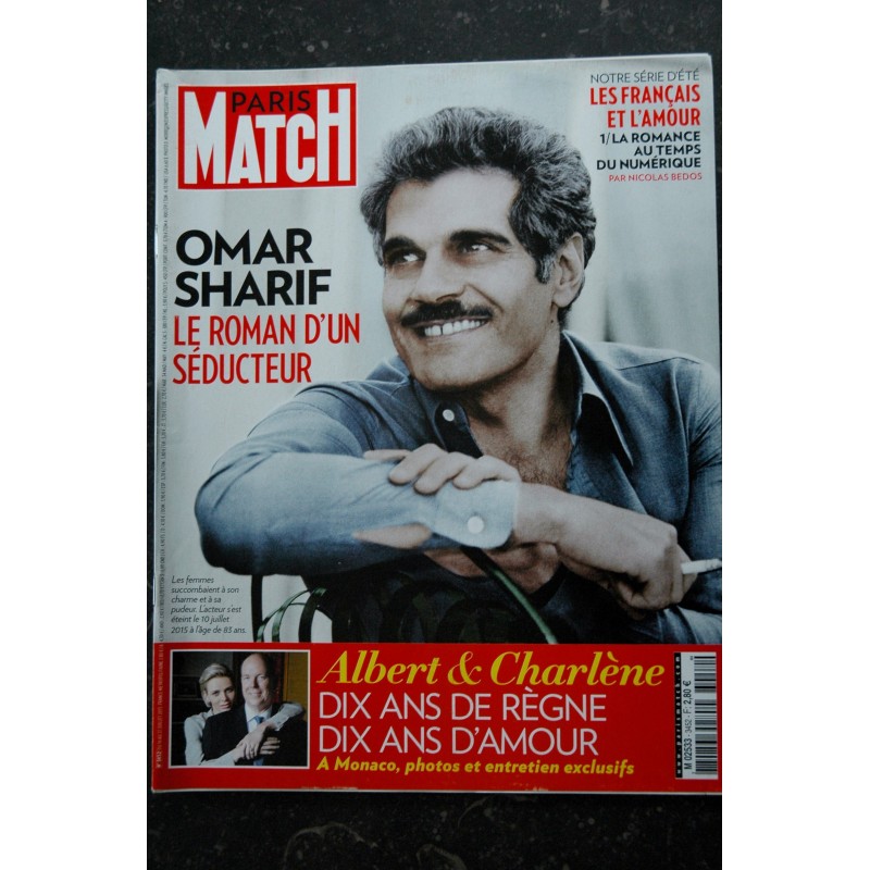 PARIS MATCH n° 3431 16 février 2015  Roger HANIN Cover + 21 pages - Elodie BOUCHEZ -  FAUVE