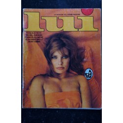 LUI 058 N° 58 COVER DANIELE GAUBERT JEAN YANNE AUDIARD ELSA MARTINELLI BLANCHE PASCALE PETIT NUDE CHARME ASLAN 1968