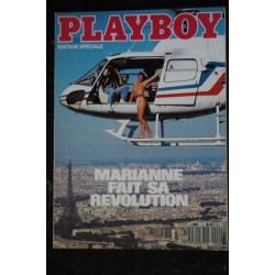 PLAYBOY Ed. Spéciale N° 2  MARIANNE FAIT SA REVOLUTION EXHIBITION DANS PARIS HOT