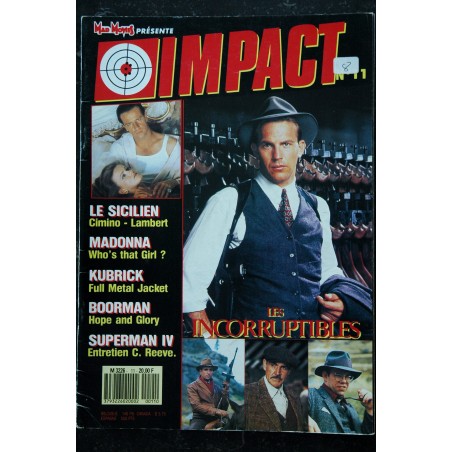 MAD MOVIES présente IMPACT n° 10 * 1987 * L'arme Fatale SCHWARZENEGGER Brian de Palma James Bond Jackie CHAN