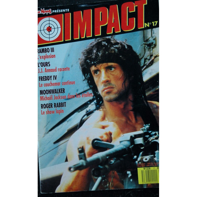 MAD MOVIES présente IMPACT n° 14 * 1988 * Hellraiser morts Vivants STALLONE FORD CRAVEN SCOTT