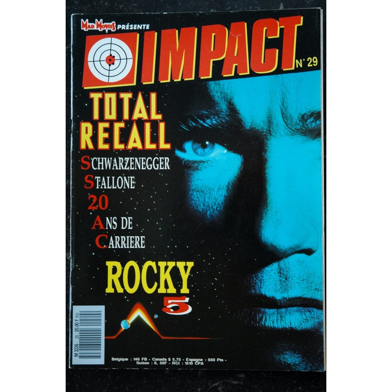 MAD MOVIES présente IMPACT n° 28 * 1990 * ROBOCOP II FULL CONTACT GREMLINS II