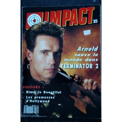 MAD MOVIES présente IMPACT n° 33 * 1991 * Eastwood TERMINATOR VAN DAMME KEVIN COSTNER SCHWARZENEGGER BLACK IS BEAUTIFUL