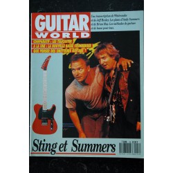 GUITAR WORLD 18 1990  STING & SUMMERS JIMMY PAGE Whitesnake Jeff Healey Andy Summers Brian MAY