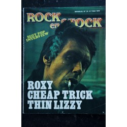 ROCK en STOCK  n°  16  ELVIS  EX PISTOLS PLASTIC BERTRAND  William SHELLER TRAVOLTA  MOODY BLUES