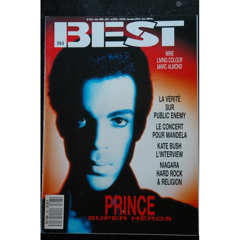 BEST 262  MAI 1990  MIDNIGHT OIL Tanita Tikaram Suzanne Vega Kravitz Lanois Marillion Faithfull Nick Cave Public Enemy