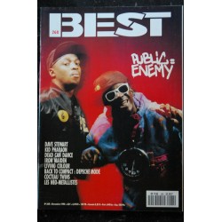 BEST 265  AOUT 1990  NOIR DESIR  Mano Negra Iggy Pop Soul II Soul Rolling Stones Spinrad Léotard Thunders