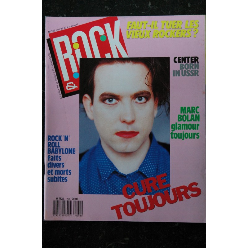 ROCK & FOLK 266 1989V COVER VANITY TOPLESS DAVID BOWIE PIXIES EAGLES  STONES BATMAN