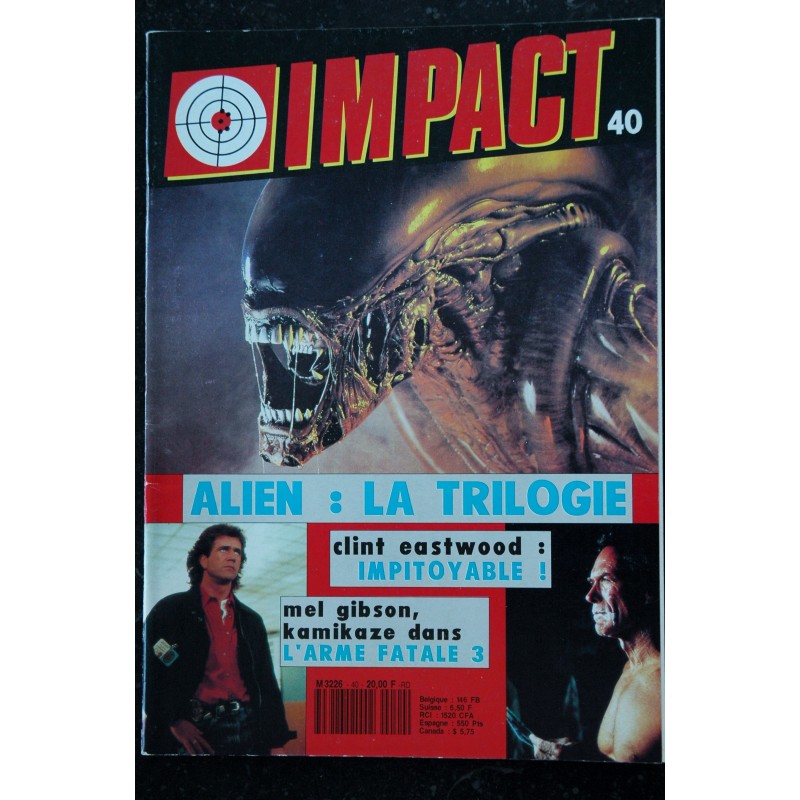 MAD MOVIES présente IMPACT  n° 30  * 1990 *  ROCKY V  STALLONE -   Avoriaz 91