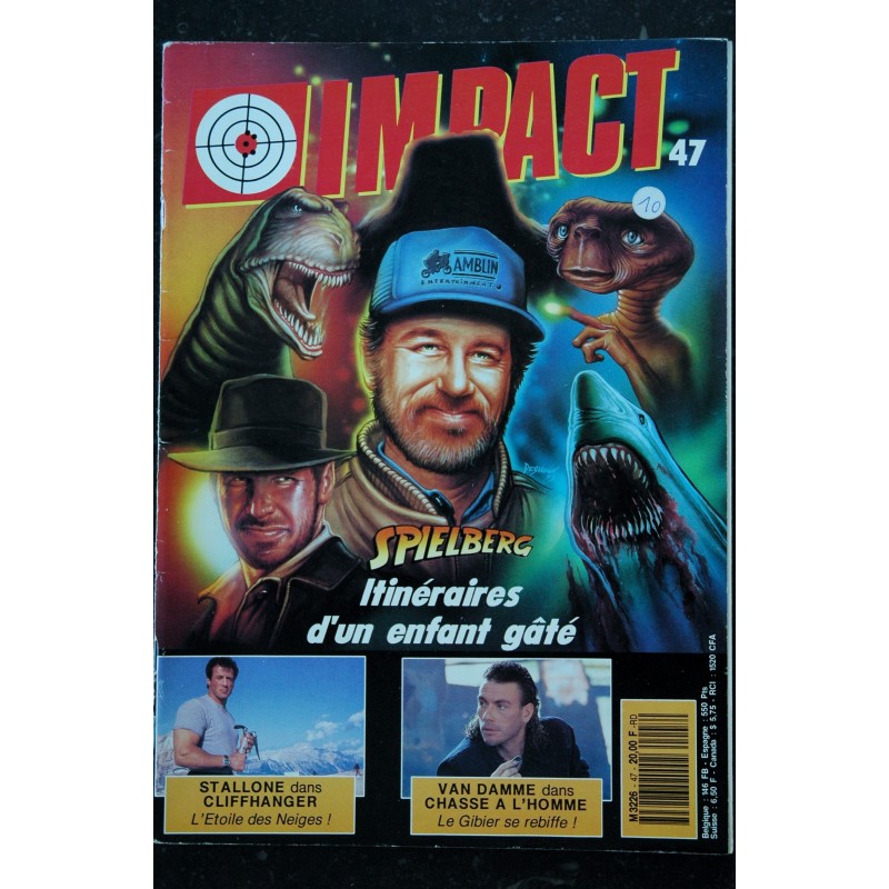 MAD MOVIES présente IMPACT  n° 46  * 1993 *  ARNORD SCHWARZENEGGER Charlie SHEEN Harrison FORD Clint EASTWOOD