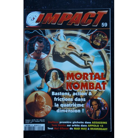 MAD MOVIES IMPACT 95/58 STALLONE Dredd Judge Bruce WILLIS Mel GIBSON Bandeiras Seagal