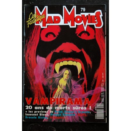 Ciné Fantastique MAD MOVIES  n° 78  * 1992 *  BATMAN  ALIEN   les aventures d'un homme invisible le Cobaye