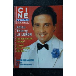 CINE TELE REVUE 1986 09 n° 39 A-HA ALIENS STAR TREK Frankie AVALON Giancarlo GU+IANNINI HULK