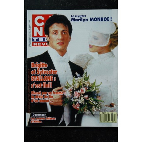 CINE TELE REVUE 1987 07 23 n° 30 Marilyn MONROE assasinée Alyssa MILANO Jane RUSSELL Olivia d'ABO Chynna PHILLIPS STALLONE VAMP