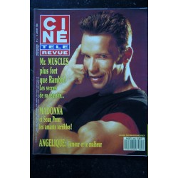 CINE TELE REVUE 1987 08 06 n° 32 SCHWARZENEGGER Catherine DENEUVE Mike CONNORS Agent Trouble Anita EKBERG MADONNA